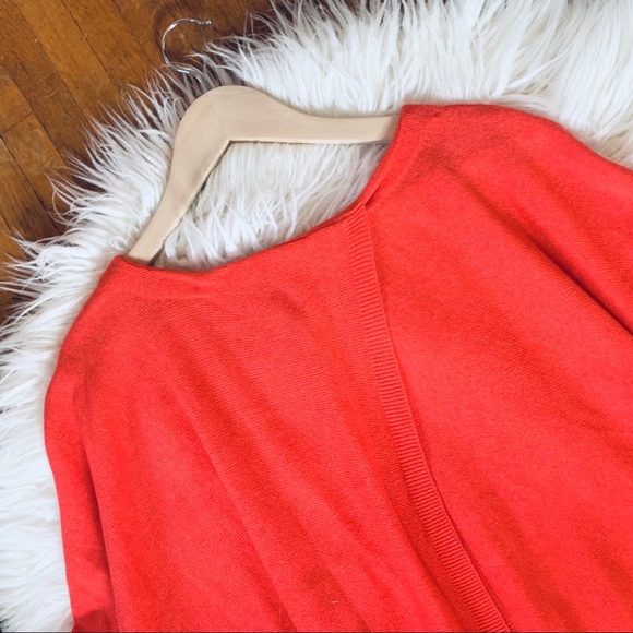 DVF oversized wool/cashmere orange sweater - Picture 7 of 8